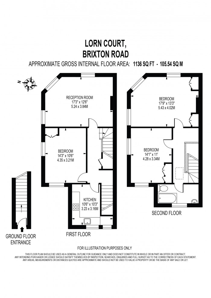 Floorplan for LORN ROAD, STOCKWELL