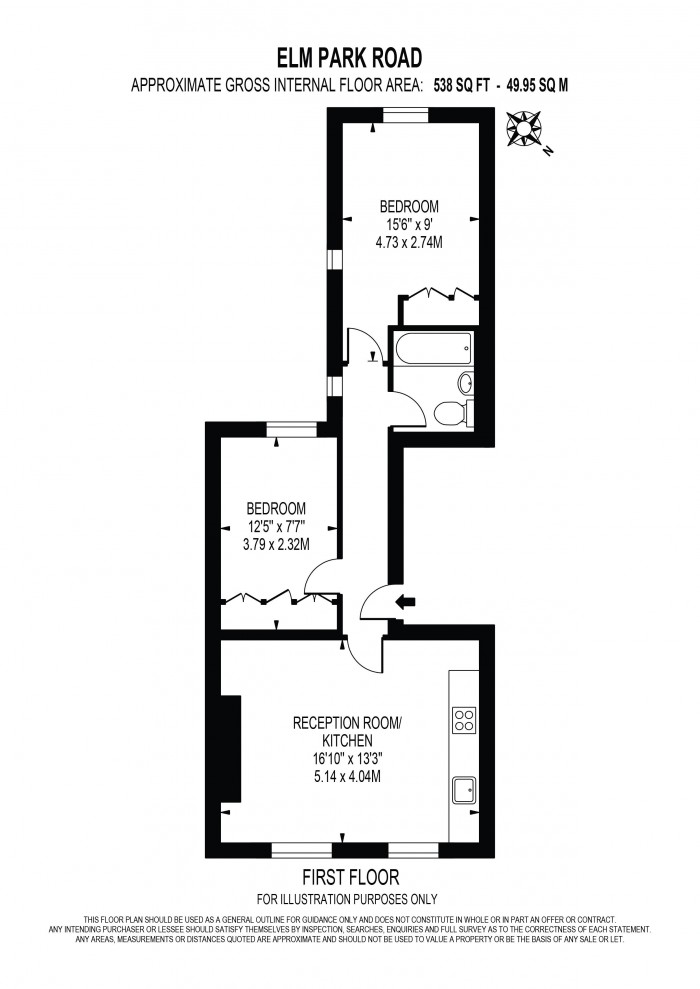 Floorplan for ELM PARK, BRIXTON HILL