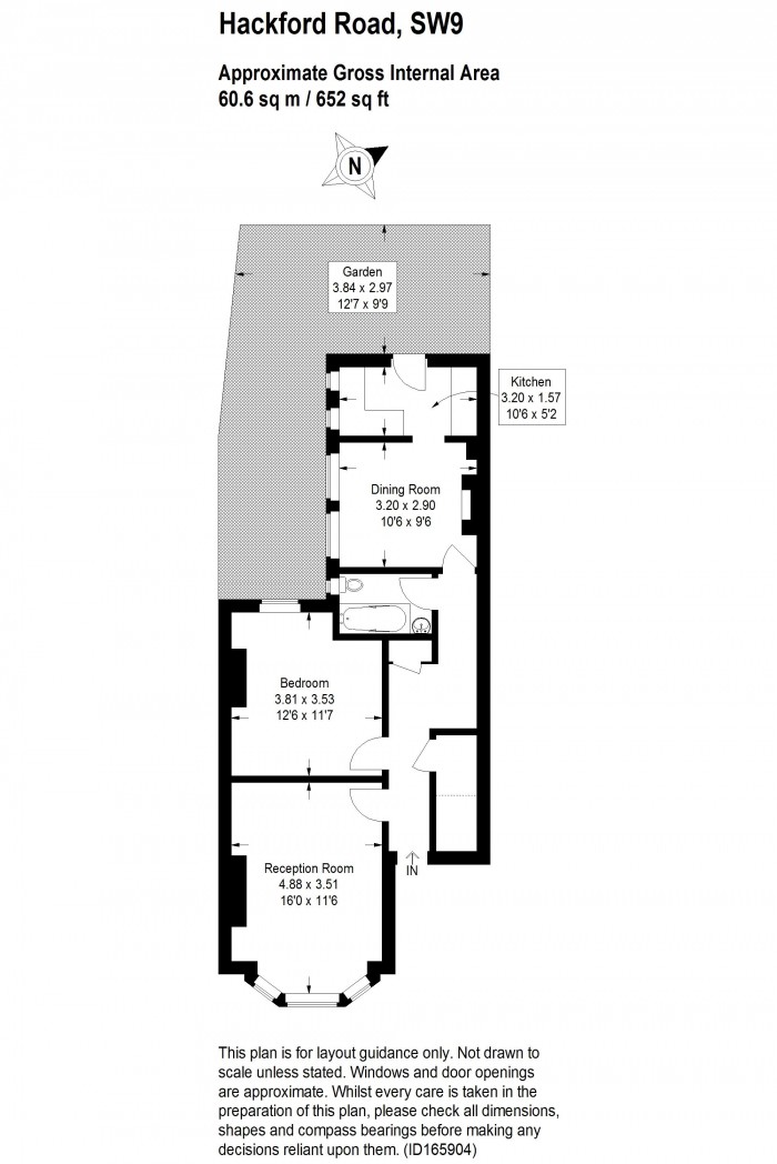 Floorplan for HACKFORD ROAD, OVAL