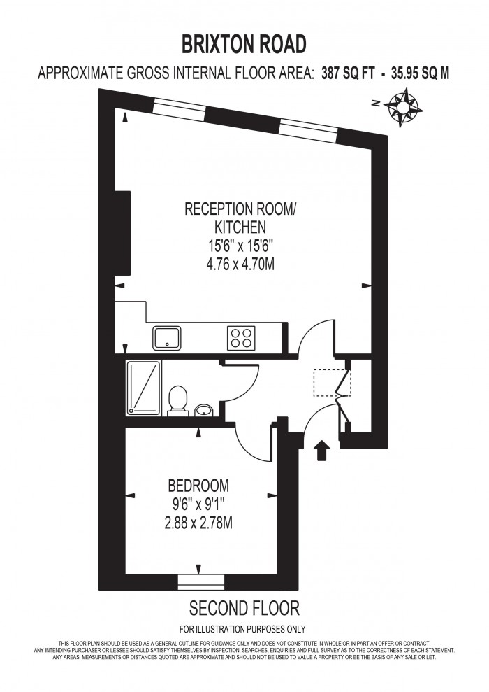 Floorplan for BRIXTON ROAD, OVAL