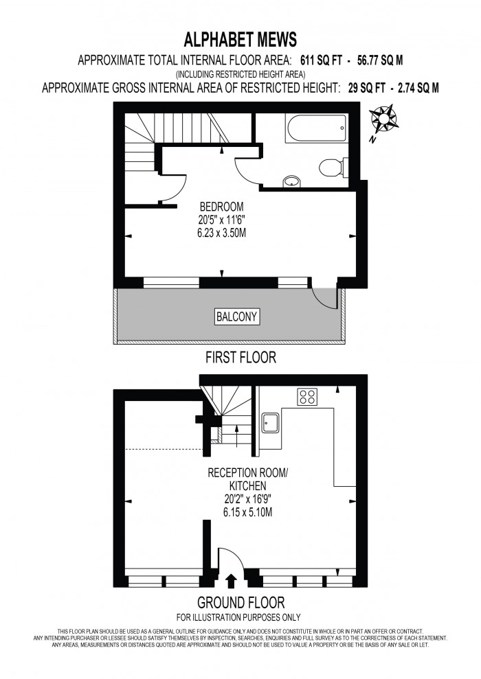 Floorplan for ALPHABET MEWS, OVAL