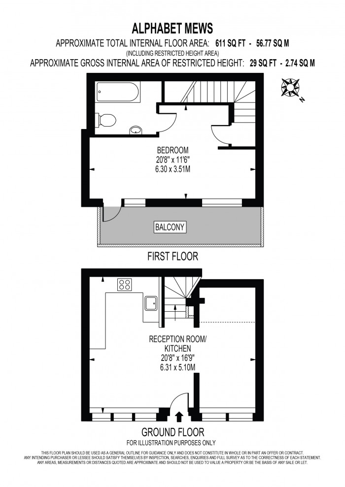Floorplan for ALPHABET MEWS, OVAL
