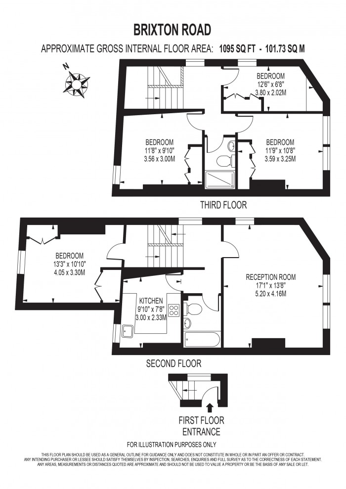 Floorplan for BRIXTON ROAD, OVAL