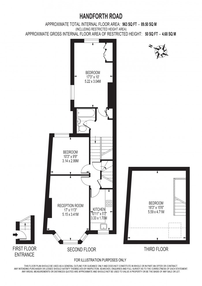 Floorplan for HANDFORTH ROAD, OVAL