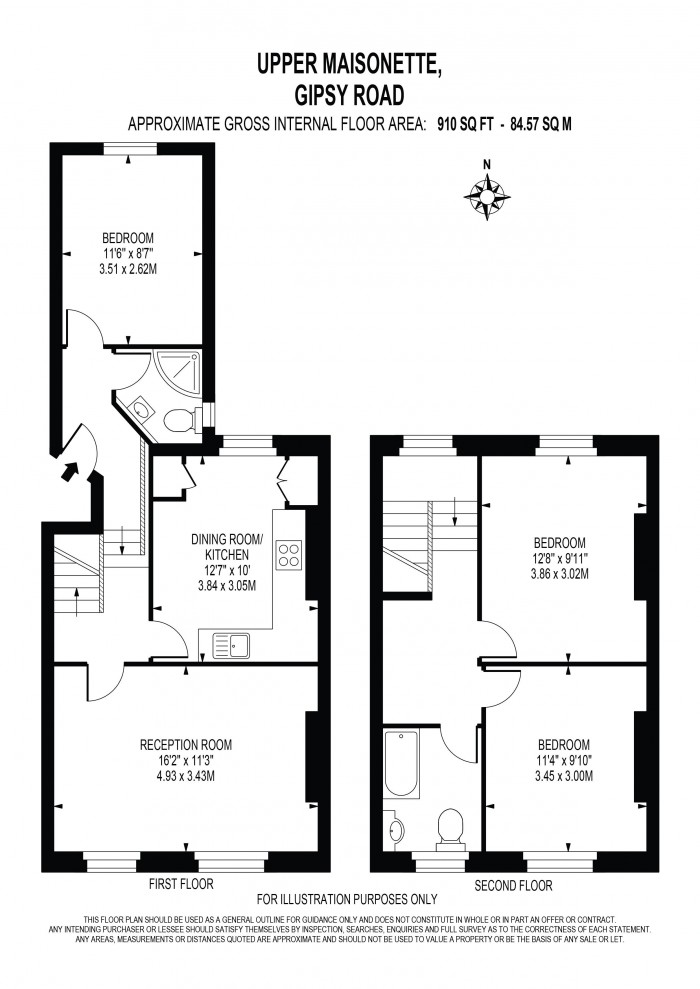 Floorplan for GIPSY ROAD, LONDON