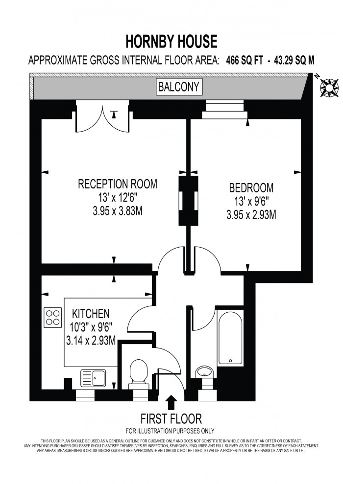 Floorplan for CLAYTON STREET, KENNINGTON