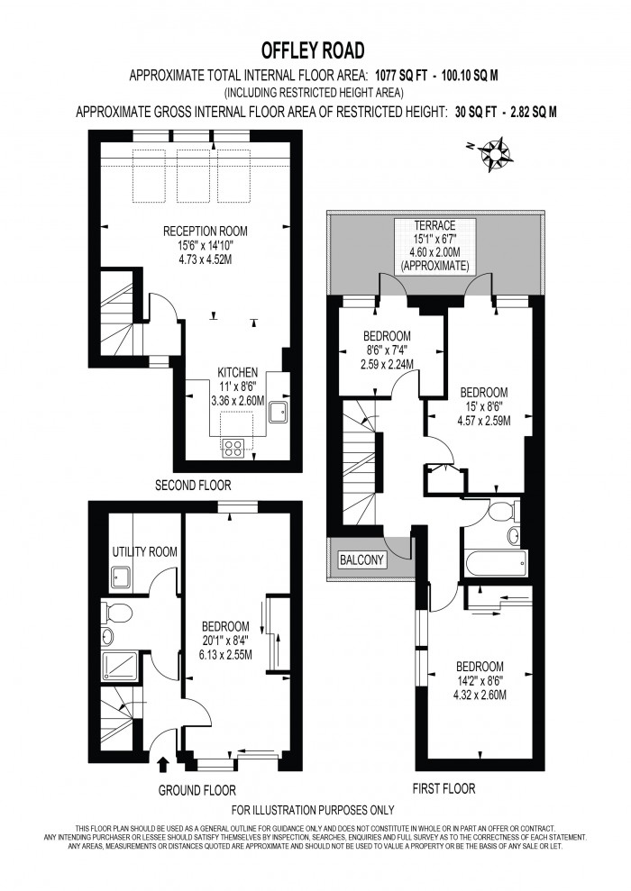 Floorplan for OFFLEY ROAD, OVAL