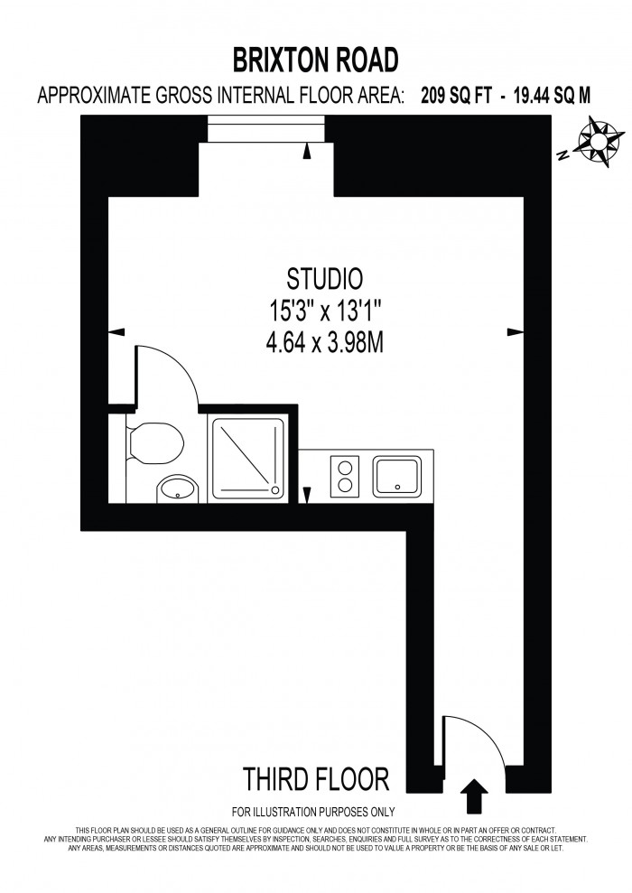 Floorplan for Brixton Road