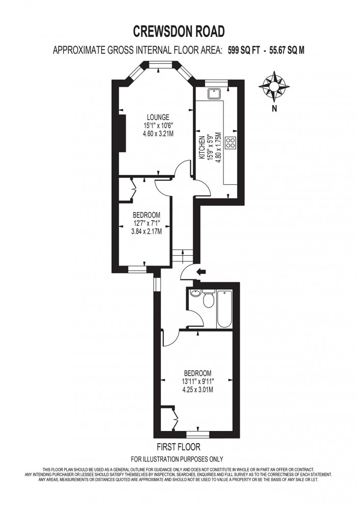 Floorplan for Crewdson Road, Oval 