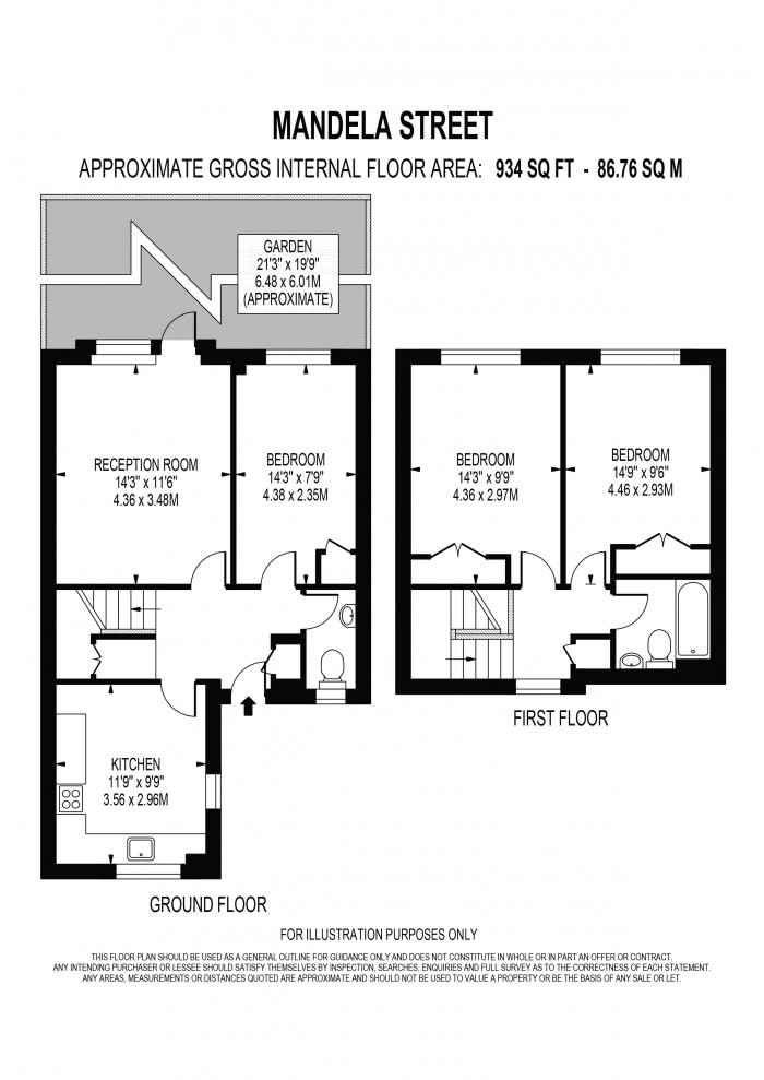 Floorplan for OVAL, LONDON