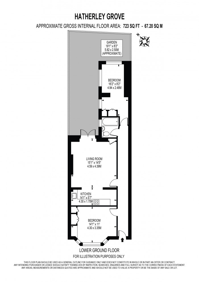 Floorplan for HATHERLEY GROVE, BAYSWATER