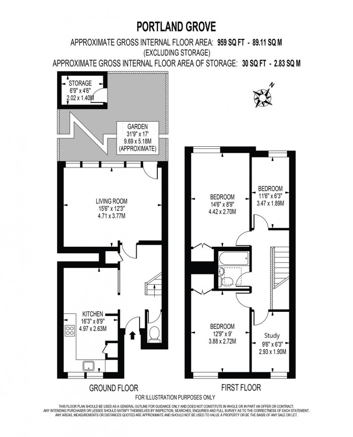 Floorplan for PORTLAND GROVE, STOCKWELL