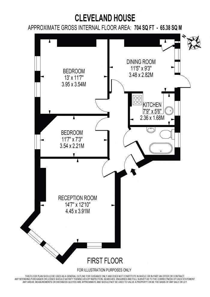Floorplan for CLEVELAND HOUSE, OVAL