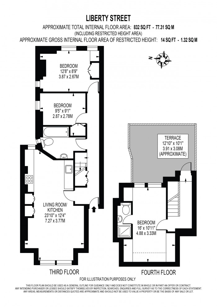 Floorplan for LIBERTY STREET, OVAL