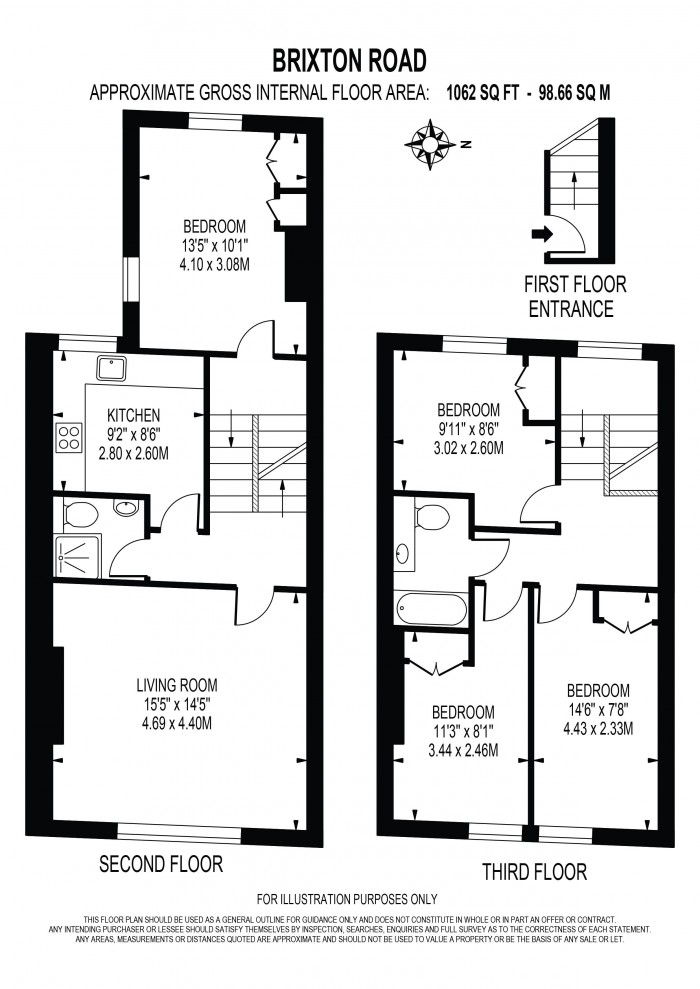 Floorplan for Brixton Road