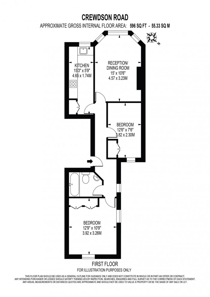 Floorplan for CREWDSON ROAD, OVAL