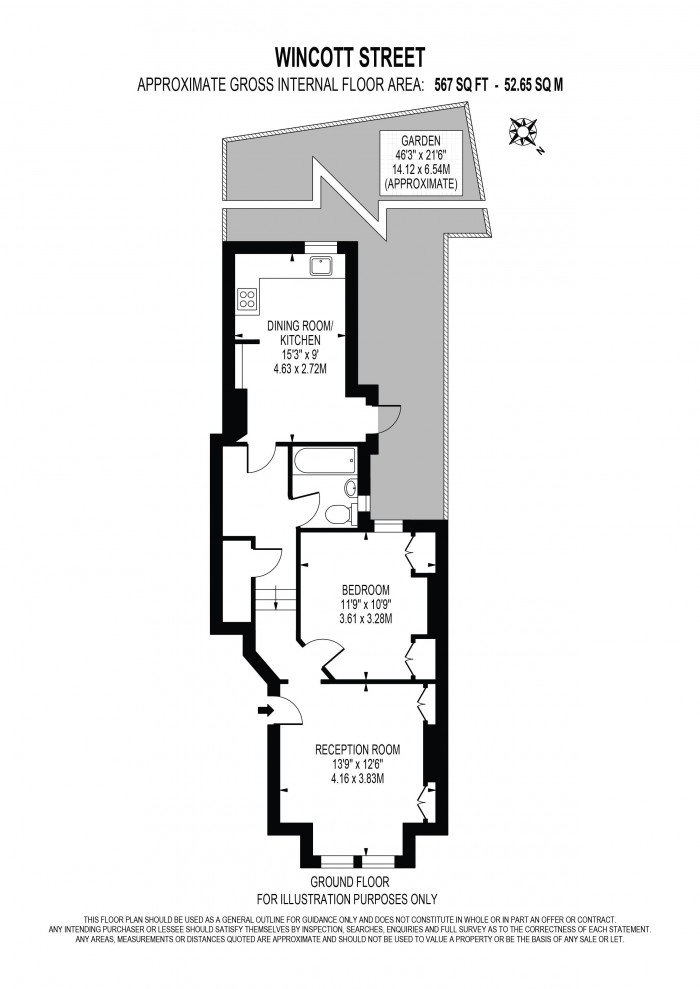 Floorplan for WINCOTT STREET, KENNINGTON