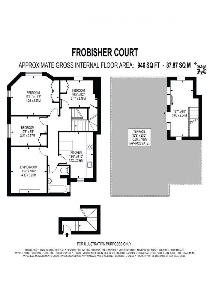 Floorplan for OLD WOOLWICH ROAD, GREENWICH